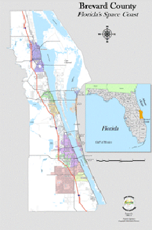 Thumbnail image: Brevard Space Coast map